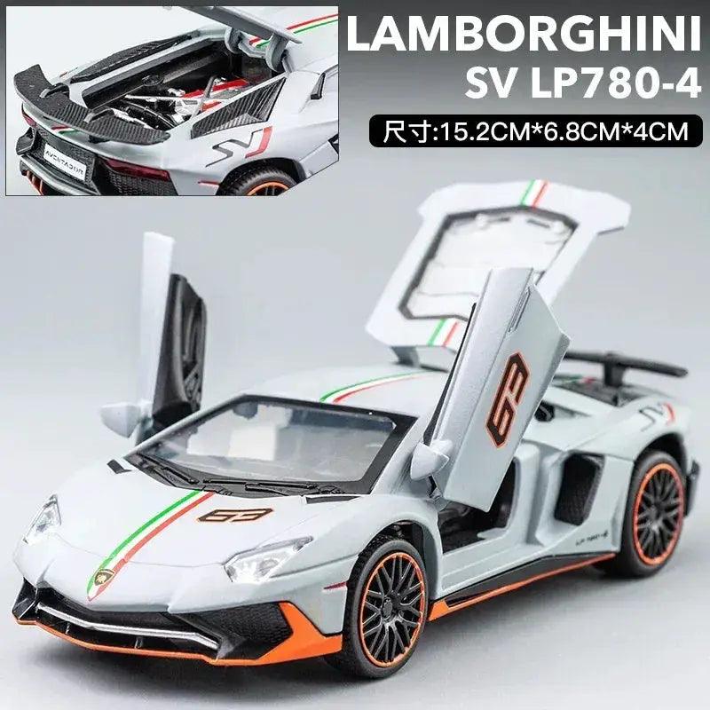  Lamborghini Aventador SVJ 1 32 Diecast Car With Sound -  ToylandEU™