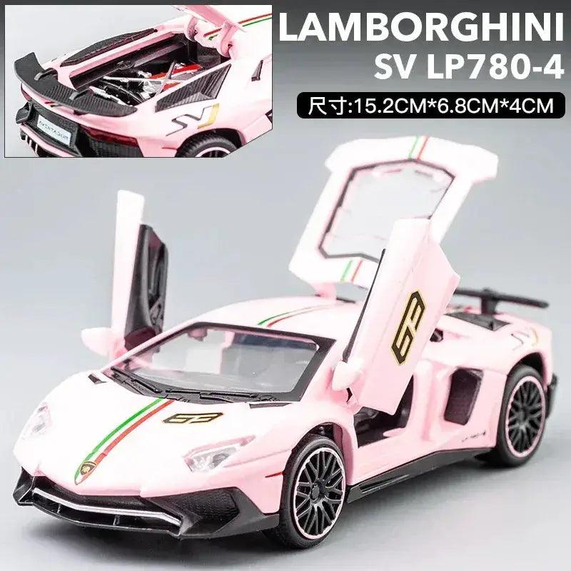  Lamborghini Aventador SVJ 1 32 Diecast Car With Sound -  ToylandEU™