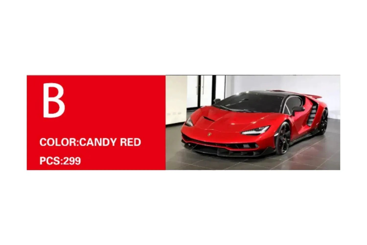 Lamborghini Centenario LP7704 1:64 Scale Model Car Limited Edition - ToylandEU