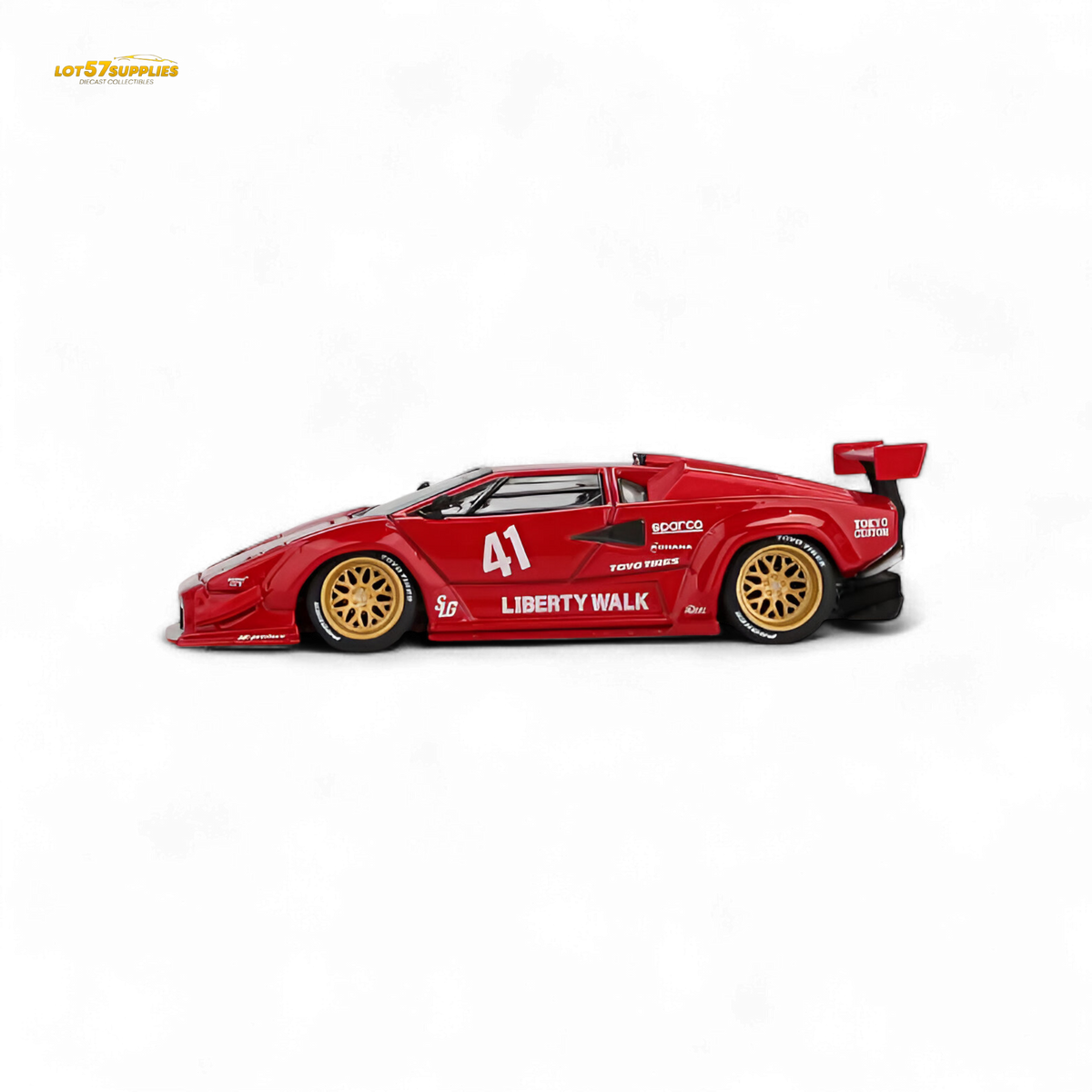 Lamborghini Countach Diecast | 1:64 Scale | Toylandeu™