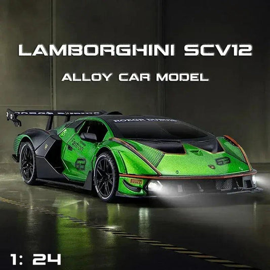  Lamborghini Essenza SCV12 1:24 Diecast Alloy Car Sound -  ToylandEU™