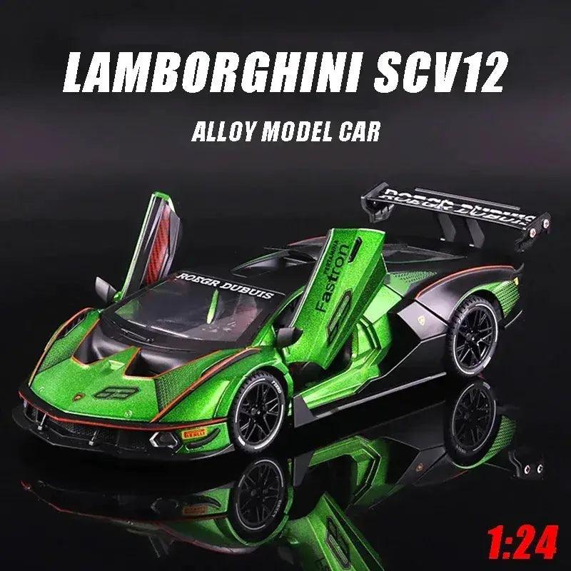  Lamborghini Essenza SCV12 1:24 Diecast Alloy Car Sound -  ToylandEU™