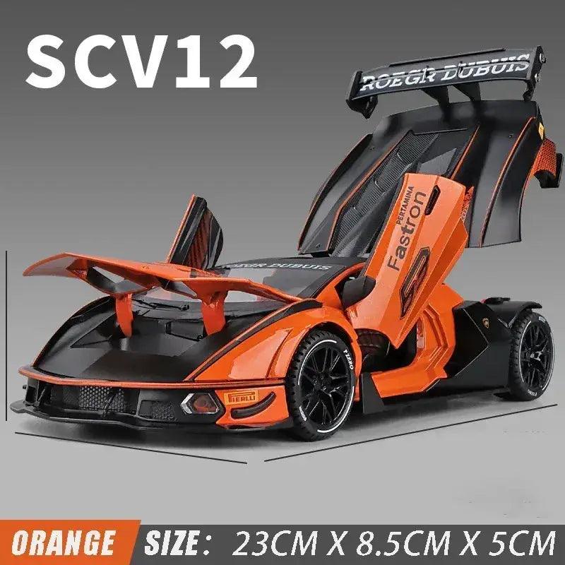  Lamborghini Essenza SCV12 1:24 Diecast Alloy Car Sound -  ToylandEU™