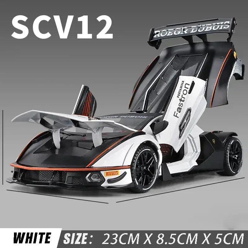  Lamborghini Essenza SCV12 1:24 Diecast Alloy Car Sound -  ToylandEU™