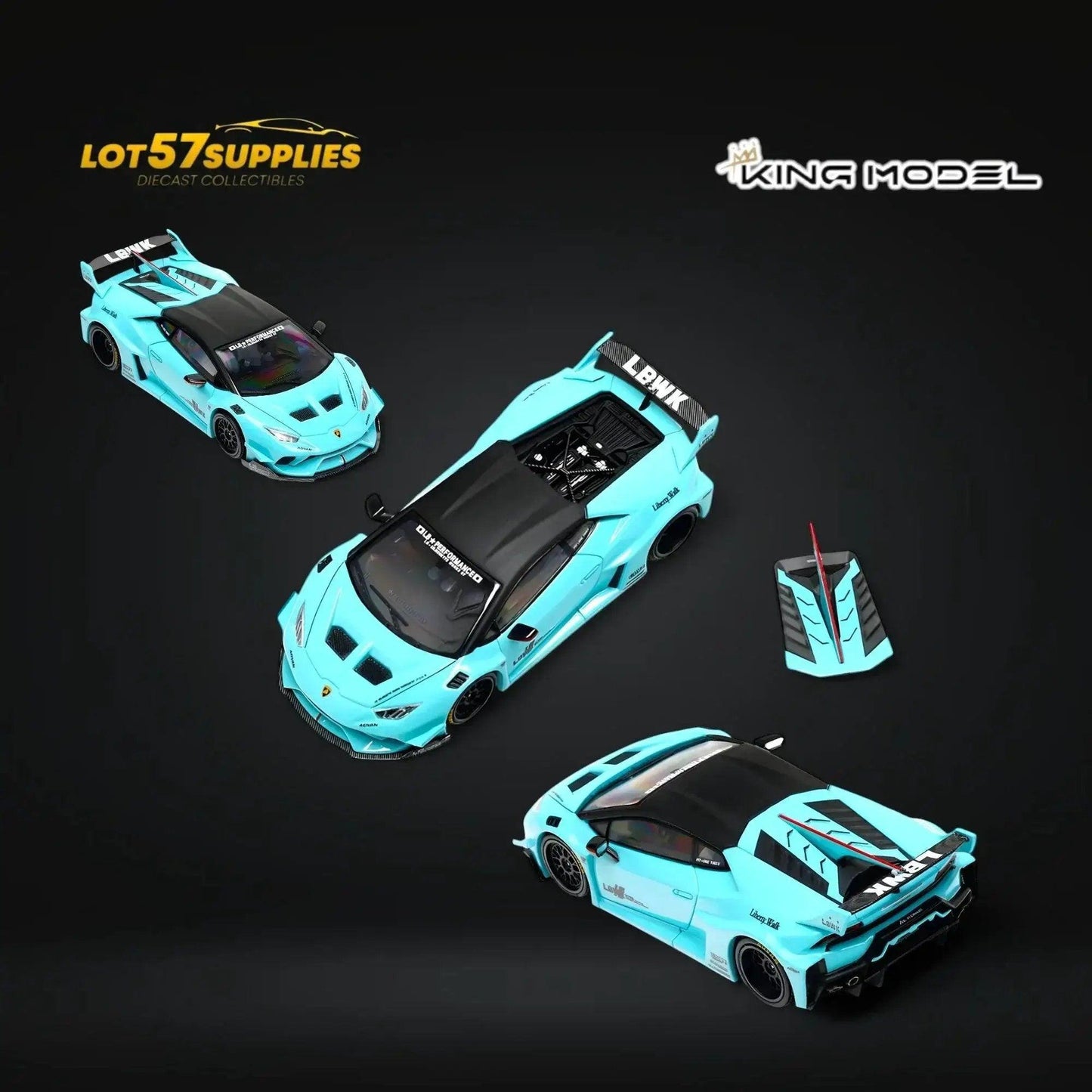 Lamborghini Huracan Diecast Tiffany Blue 1 To 64 -  ToylandEU™