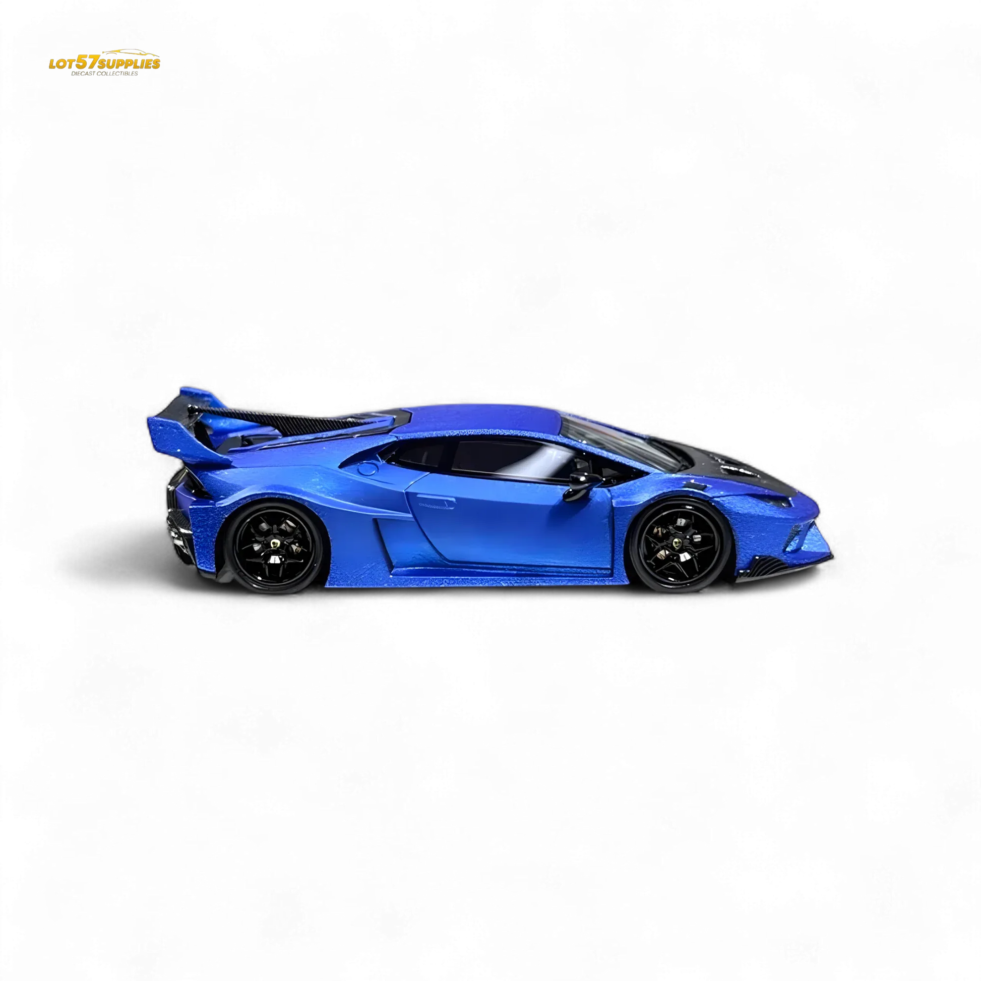 Lamborghini Huracan LP610 Widebody Resin Model Matte Blue - ToylandEU