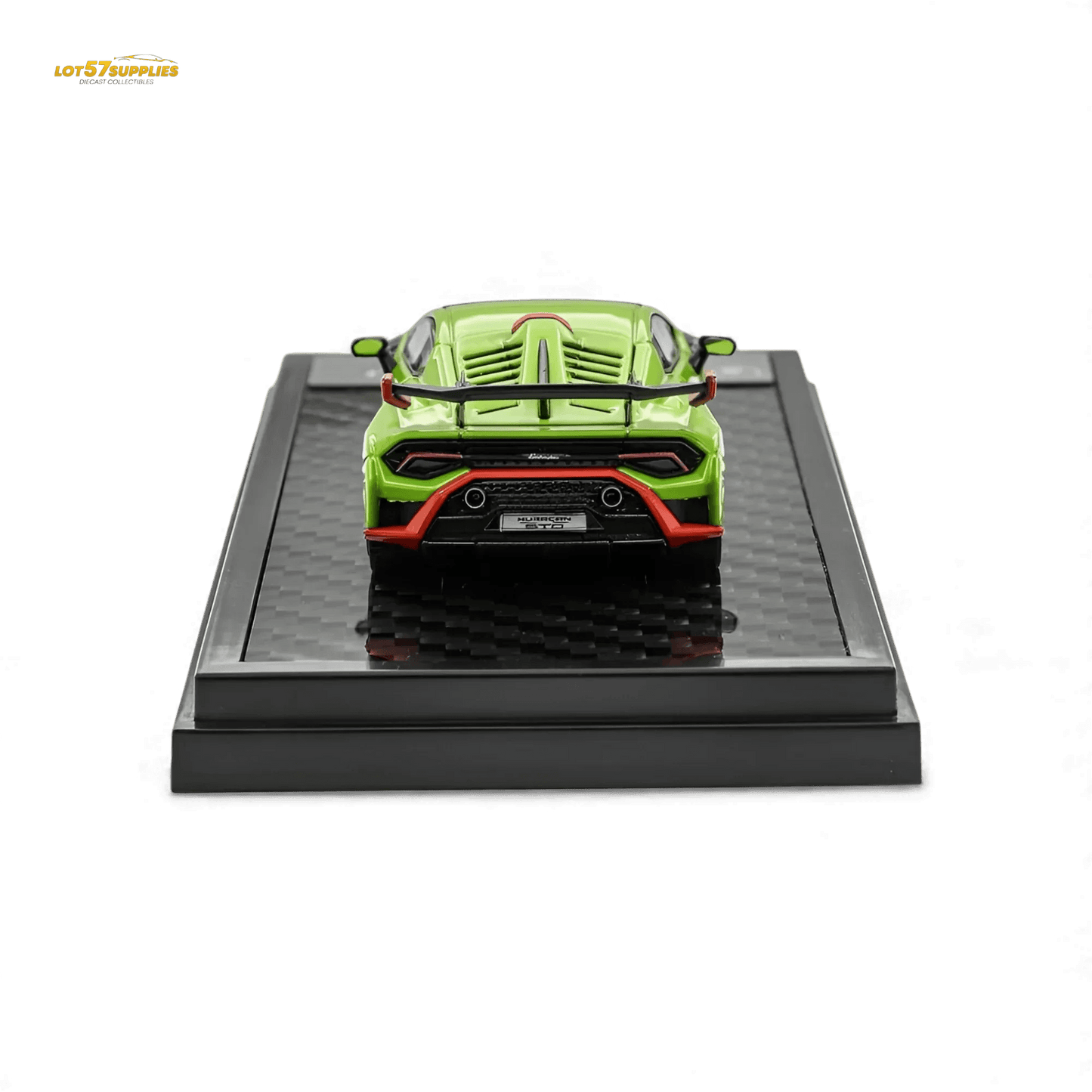Lamborghini Huracan STO Diecast Model Green Carbon Fiber - ToylandEU
