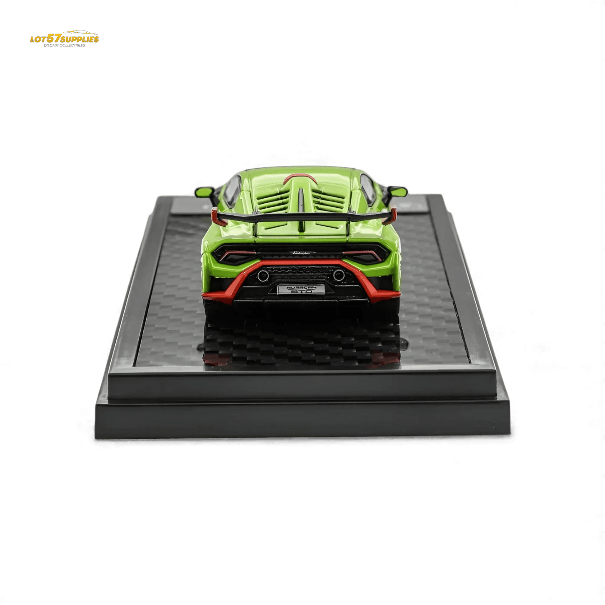 Lamborghini Huracan STO Diecast Model Green Carbon Fiber - ToylandEU