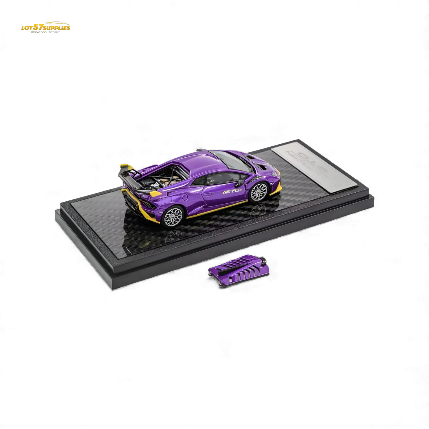Lamborghini Huracan STO Diecast Model Purple Limited Edition - ToylandEU