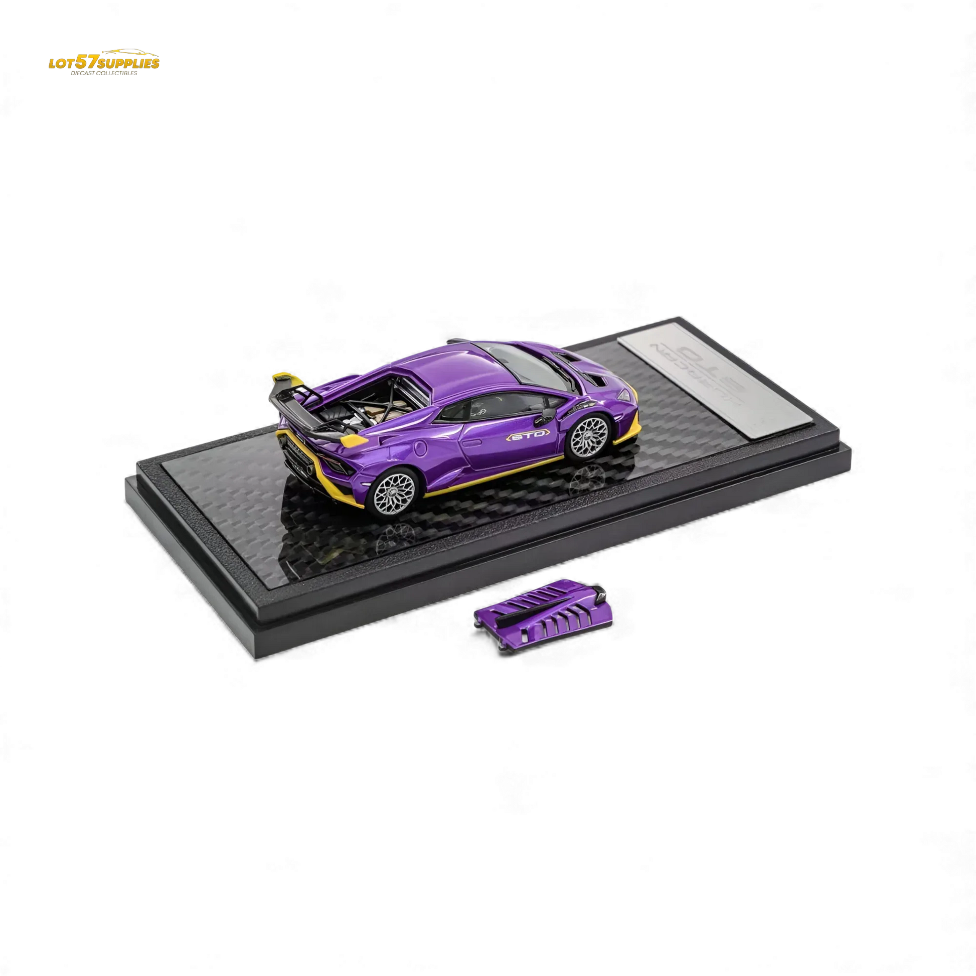 Lamborghini Huracan STO Diecast Model Purple Limited Edition - ToylandEU
