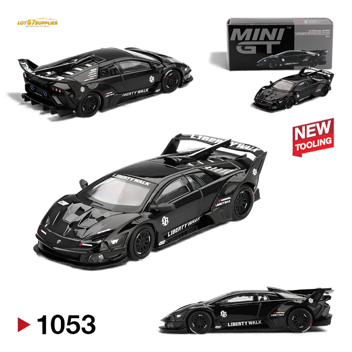 Lamborghini Murcielago Diecast Model 1:64 By Mini GT - ToylandEU
