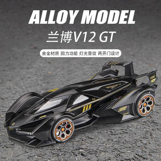 Lamborghini V12 GT 1:22 Diecast Car Model with Sound & Lights - ToylandEU