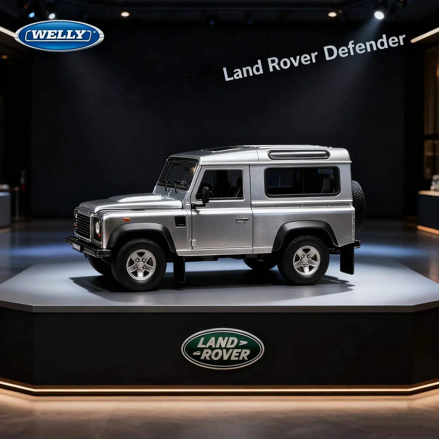 Land Rover Defender 1to24 Diecast Model Alloy Nostalgic Version - ToylandEU