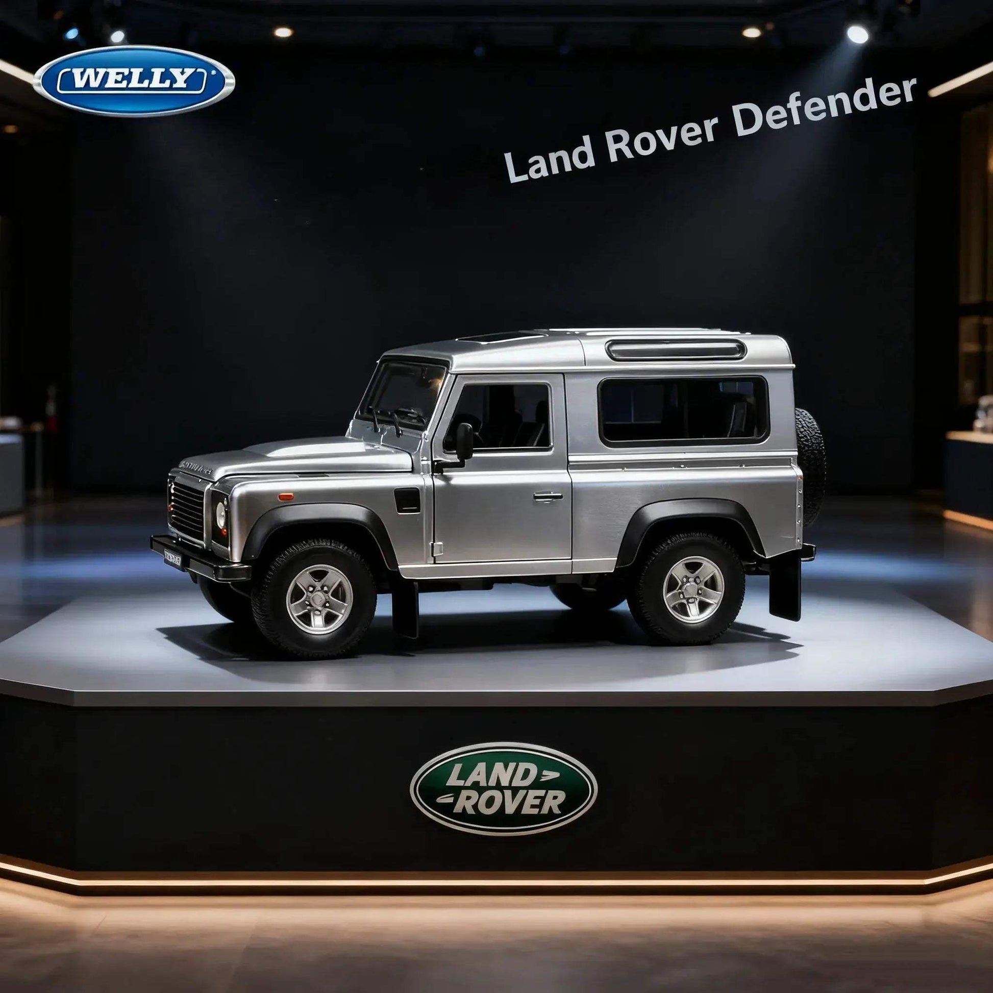 Land Rover Defender 1to24 Diecast Model Alloy Nostalgic Version - ToylandEU