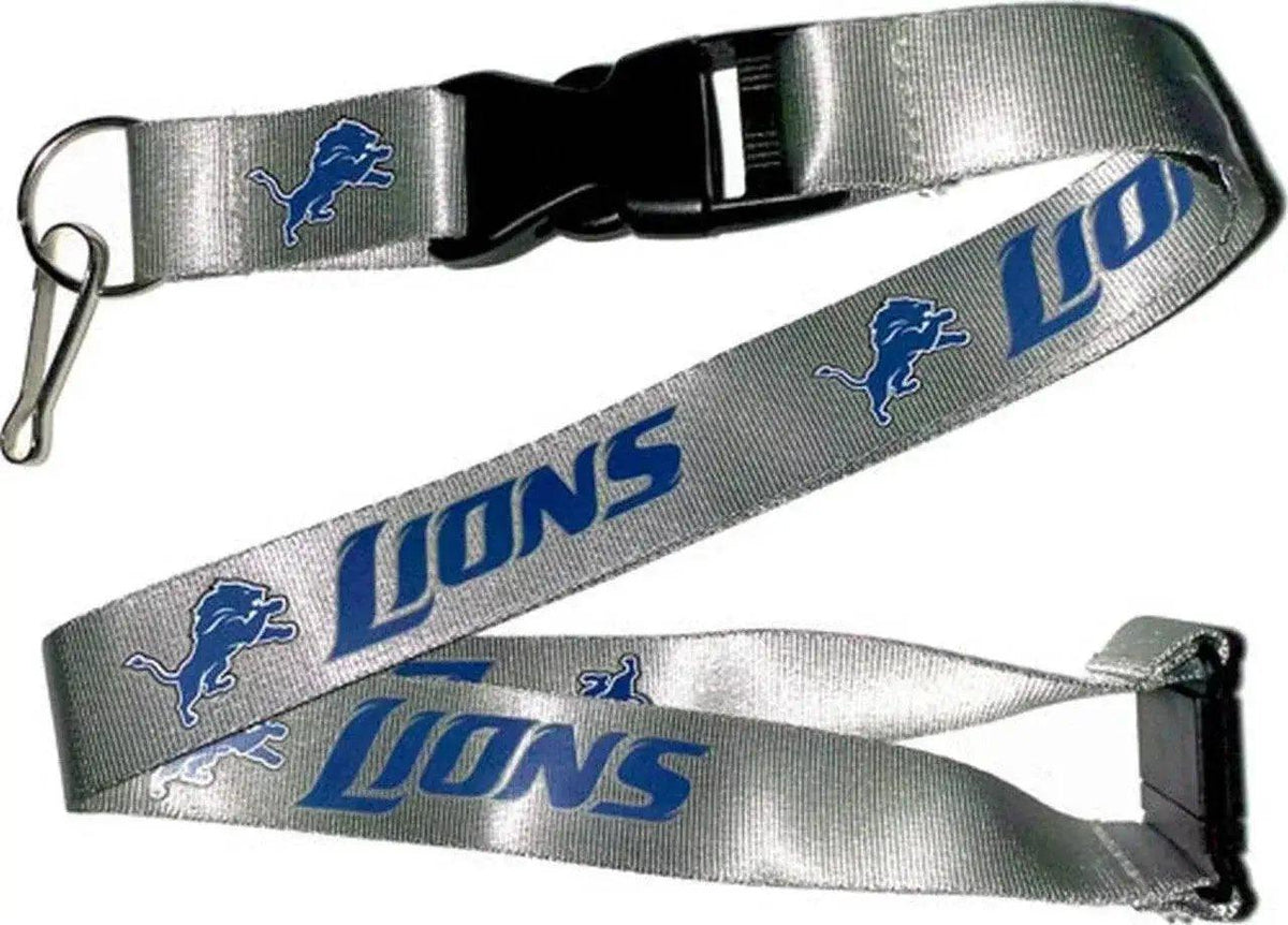  Detroit Lions Gray Lanyard Aminco Breakaway Quick Release -  ToylandEU™