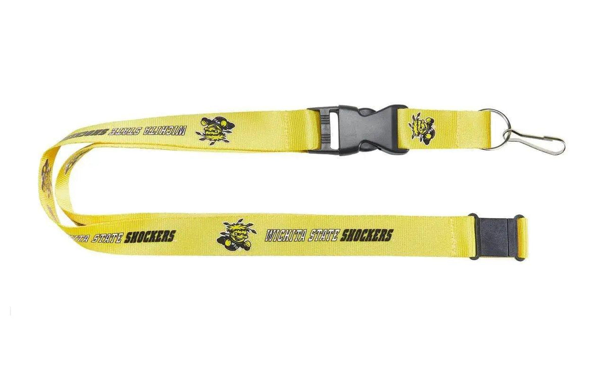  Wichita State Shockers Lanyard Yellow Aminco Breakaway -  ToylandEU™