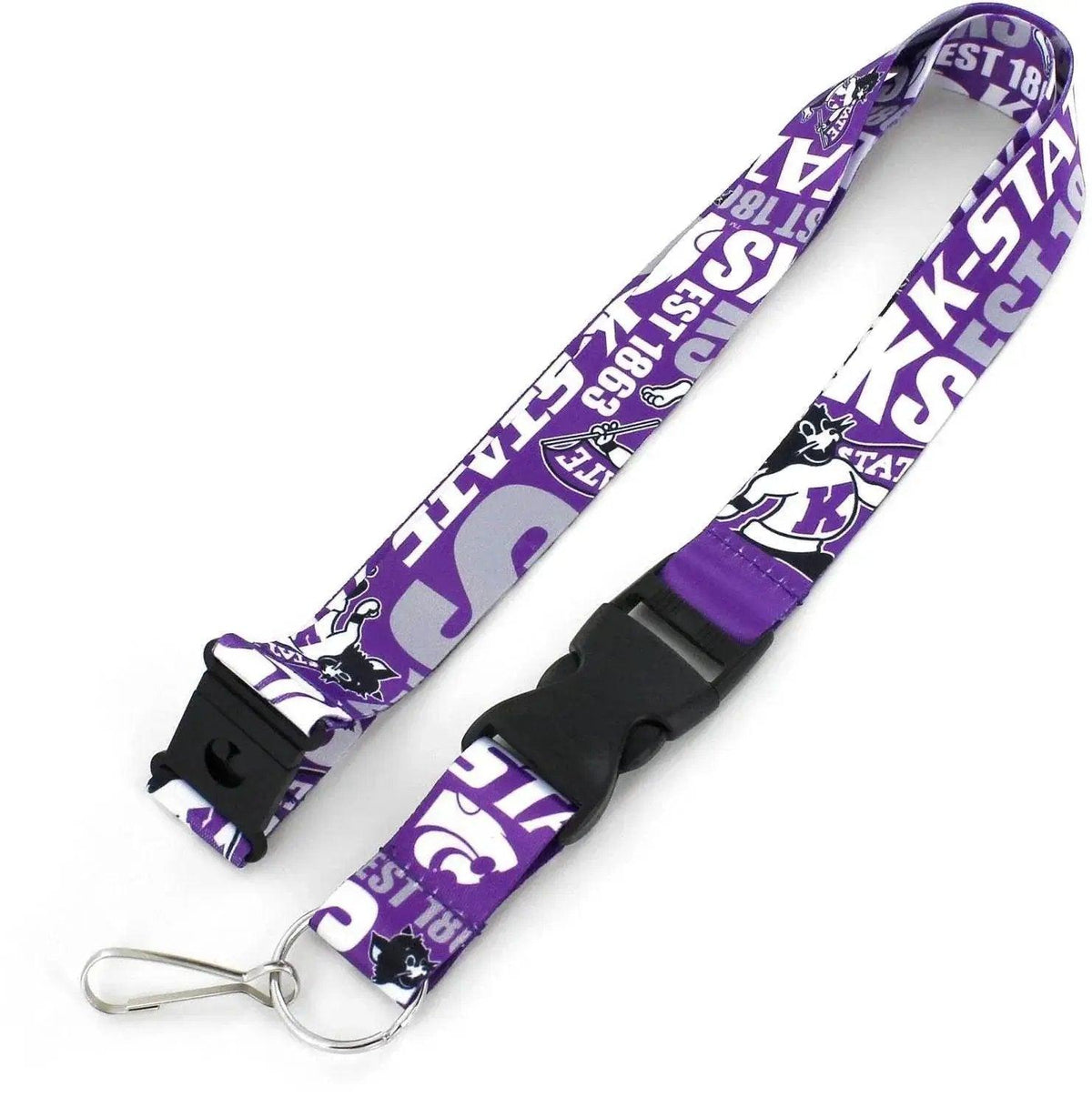  Kansas State Wildcats Lanyard Breakaway Detachable Key Ring -  ToylandEU™