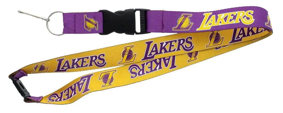  Los Angeles Lakers Reversible Lanyard With Key Ring Clip -  ToylandEU™