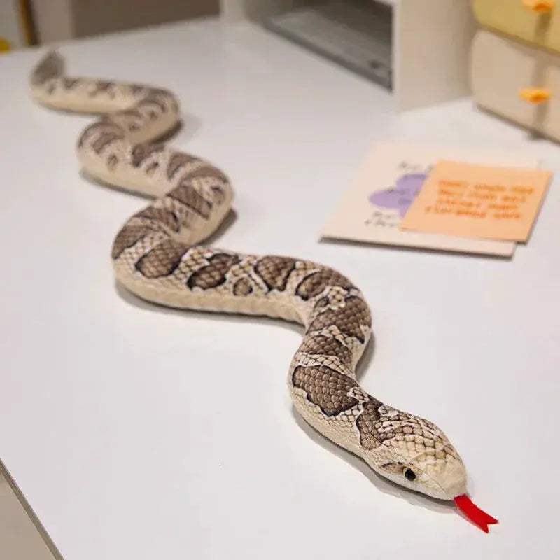 Large 100cm Imitation Snake Plush Toy For Pranks And Play - ToylandEU