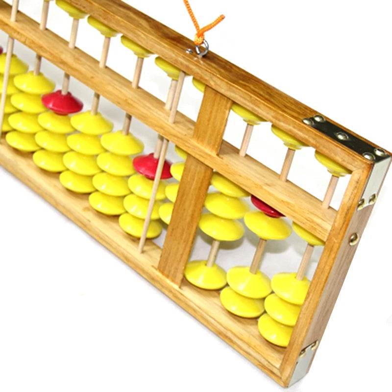 Large 13-Column Wooden Chinese Abacus with Wall Hanger - Non-Slip - ToylandEU