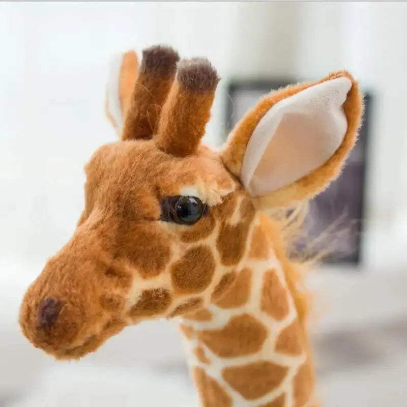 Large 140cm Giraffe Plush Toy Soft Stuffed Animal Deluxe - ToylandEU