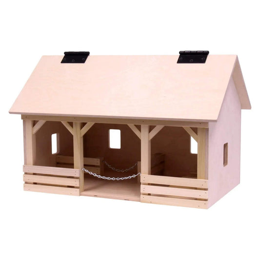  Amish Handcrafted A Frame Barn Toy With Hay Loft -  ToylandEU™