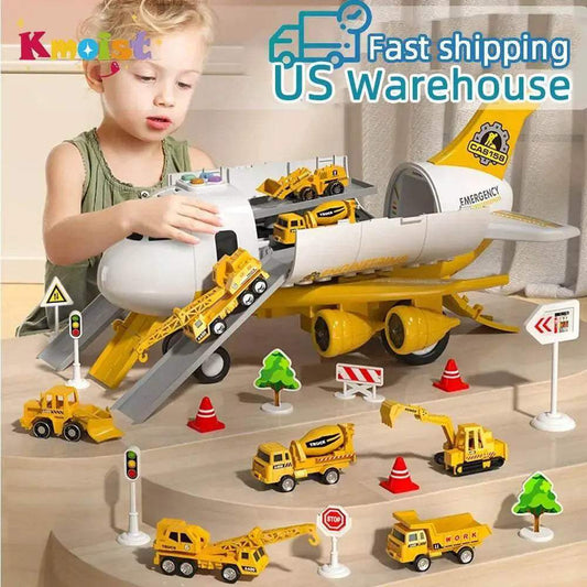 Large Aircraft Simulation Track Inertia Toy Airplane Gifts - ToylandEU