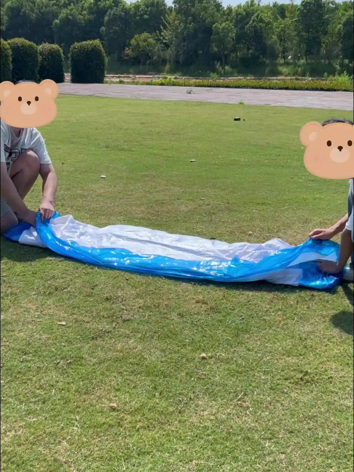  Large Blue PVC Inflatable Pool Durable For Backyard Fun -  ToylandEU™