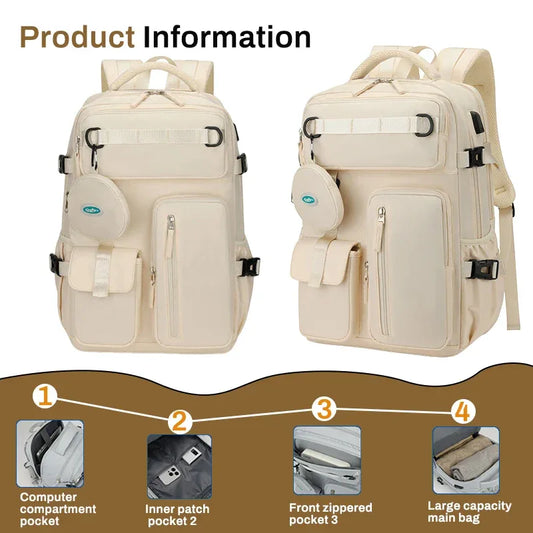 Large Capacity Laptop Backpack For Travel And Work - ToylandEU