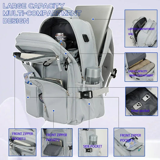 Large Capacity Laptop Backpack For Travel And Work - ToylandEU