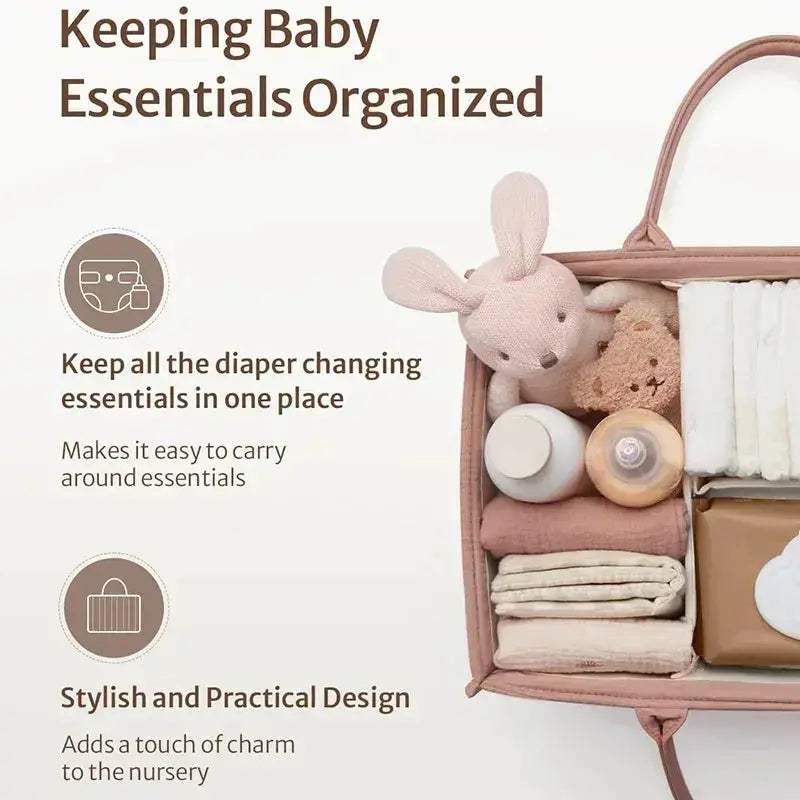 Large Diaper Organizer Bag With High Capacity Storage - ToylandEU