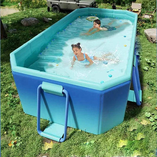 Large Family Swimming Pool 1.6-3M Foldable Frame Pools - ToylandEU