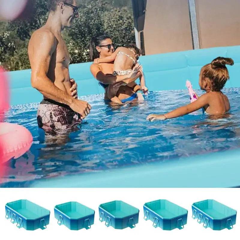 Large Family Swimming Pool 1.6-3M Foldable Frame Pools - ToylandEU