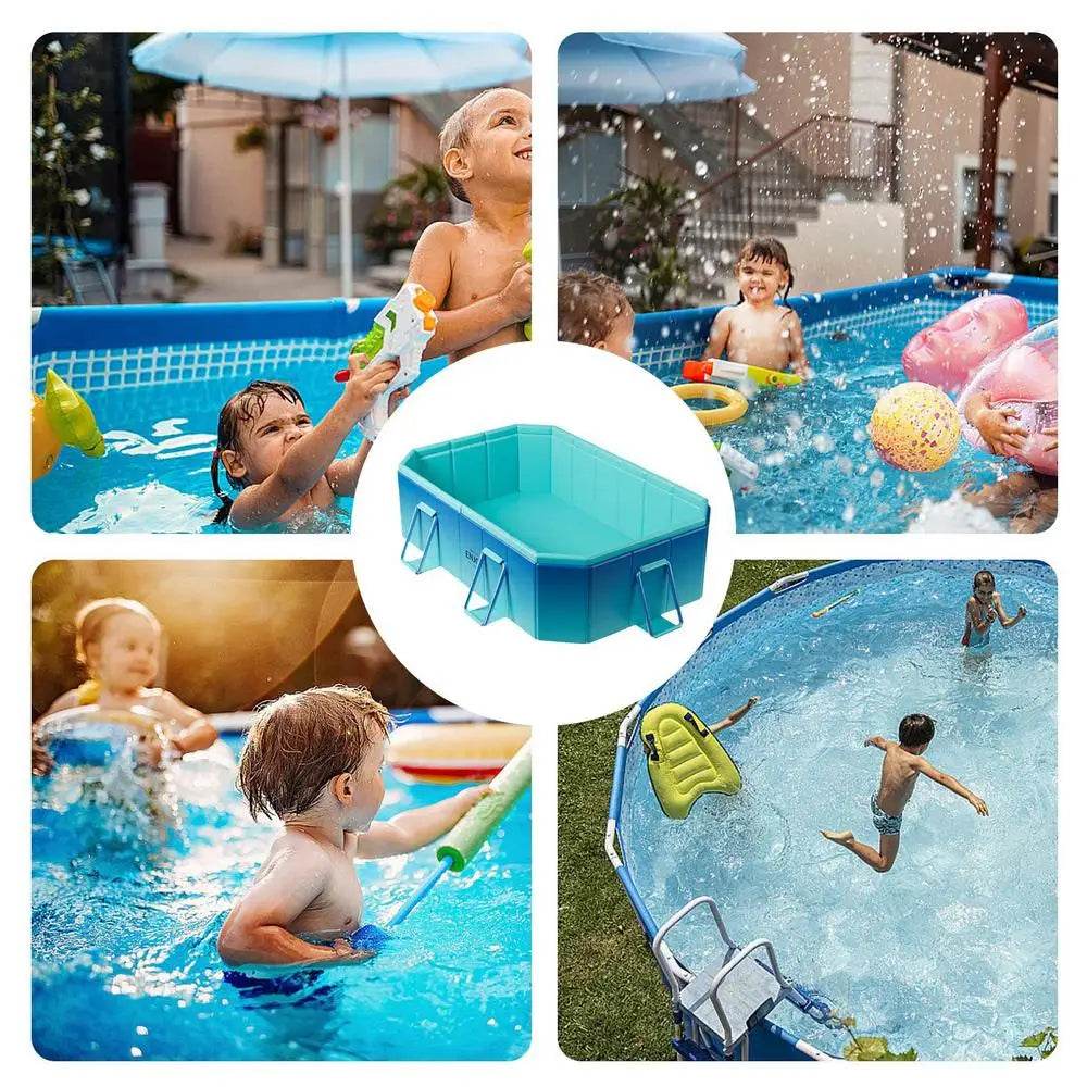 Large Family Swimming Pool 1.6-3M Foldable Frame Pools - ToylandEU