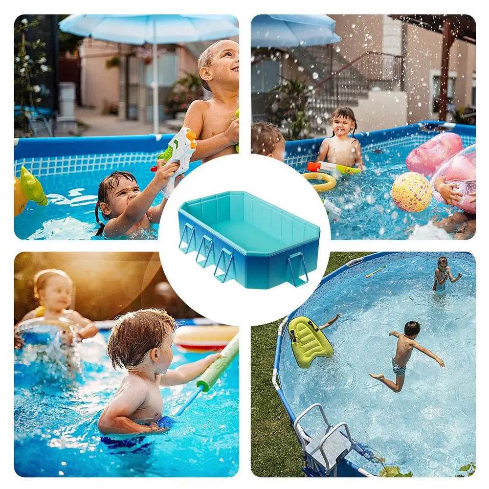 Large Family Swimming Pool 1.6-3M Foldable Frame Pools - ToylandEU