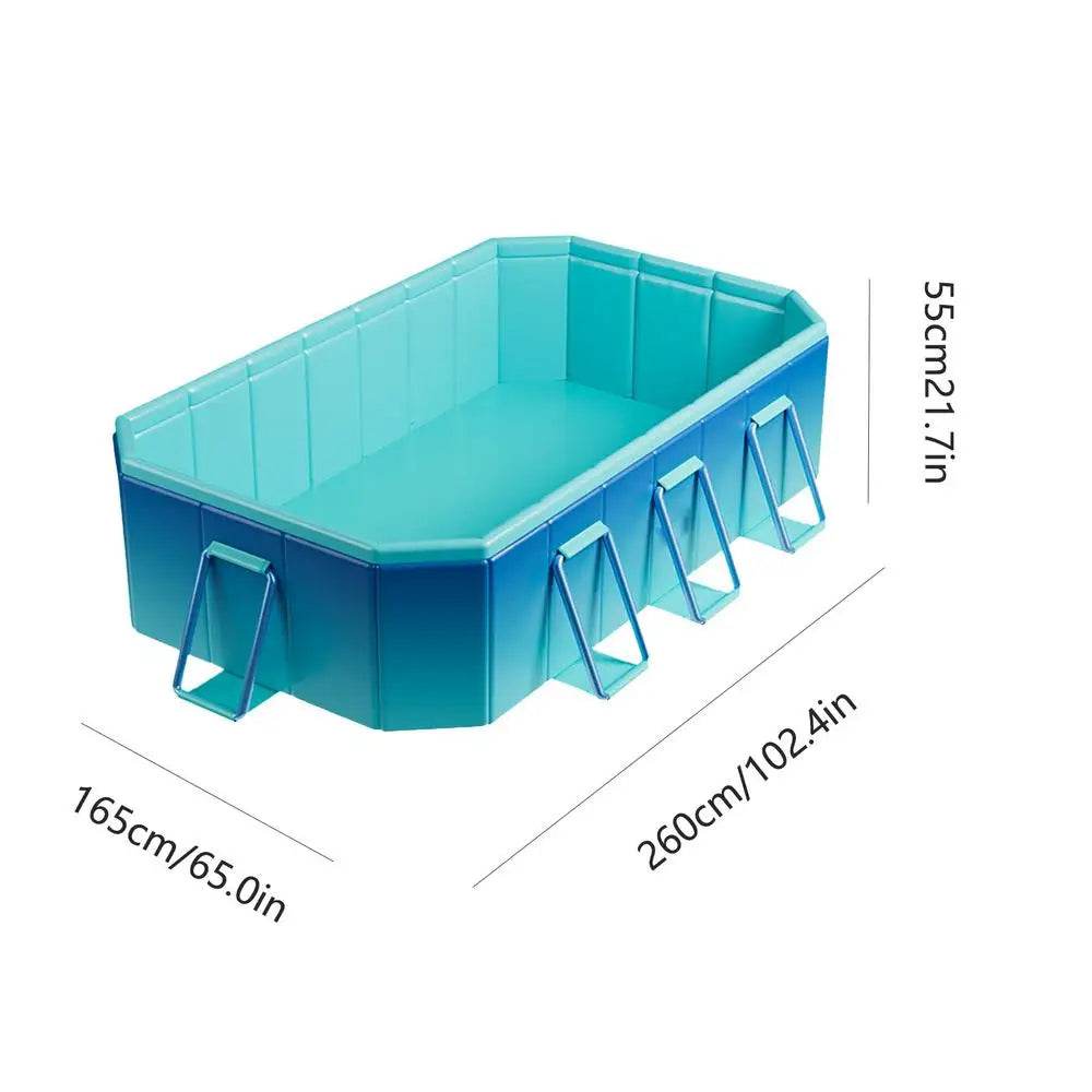 Large Family Swimming Pool 1.6-3M Foldable Frame Pools - ToylandEU