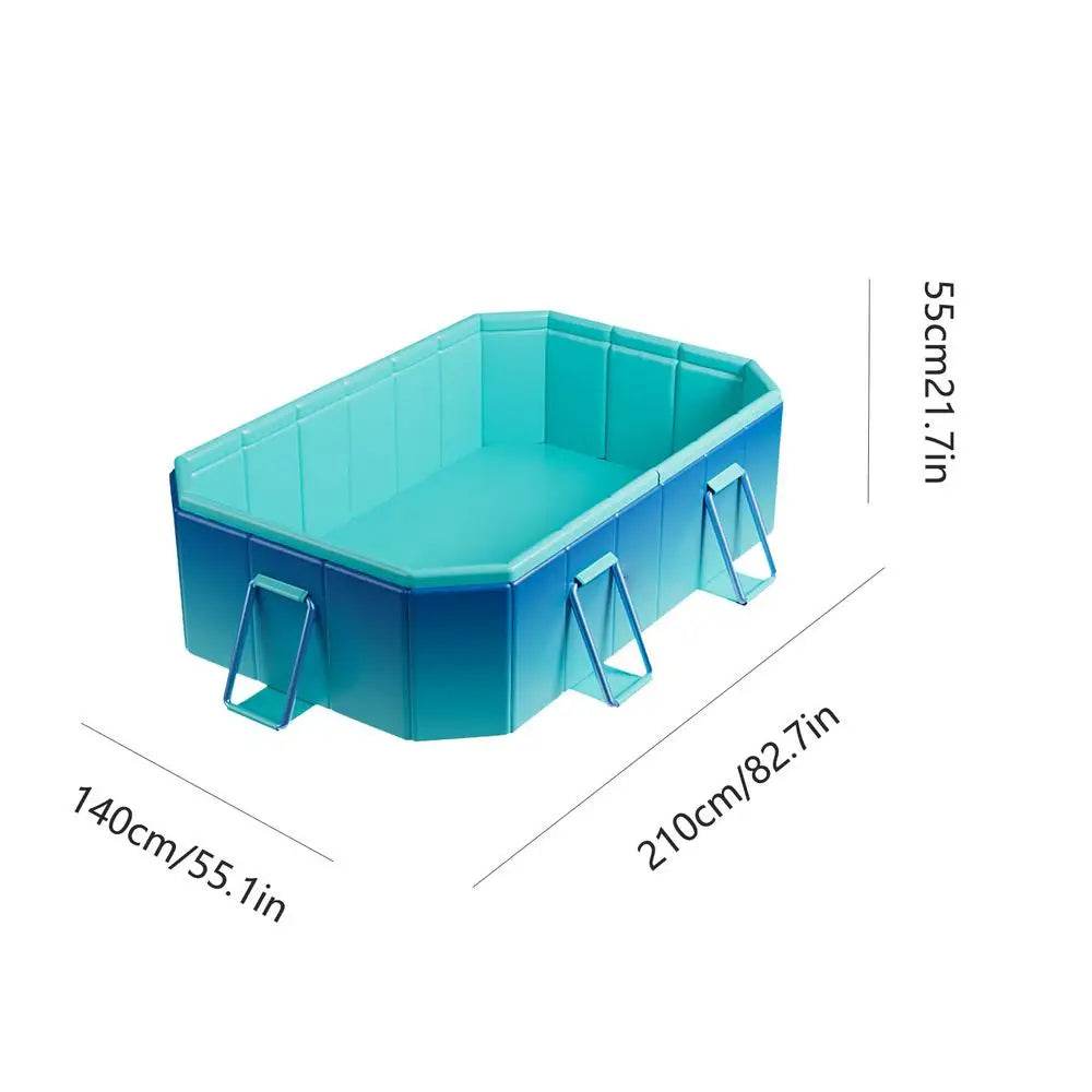 Large Family Swimming Pool 1.6-3M Foldable Frame Pools - ToylandEU