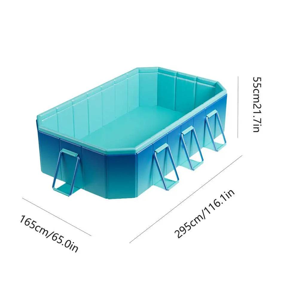 Large Family Swimming Pool 1.6-3M Foldable Frame Pools - ToylandEU