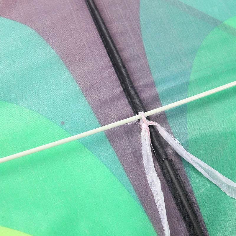 Large Green Delta Kite with 6m Tail - Ultimate Outdoor Thrill for All - ToylandEU