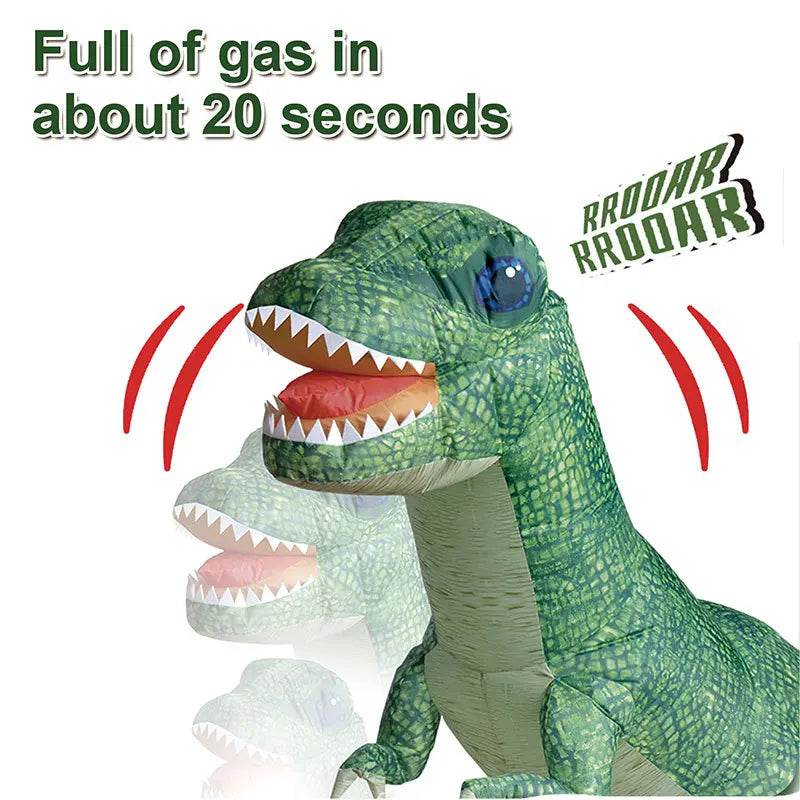 Large Inflatable Remote Control Dinosaur Toy with Electric Walking Feature for Kids and Birthday Parties - ToylandEU