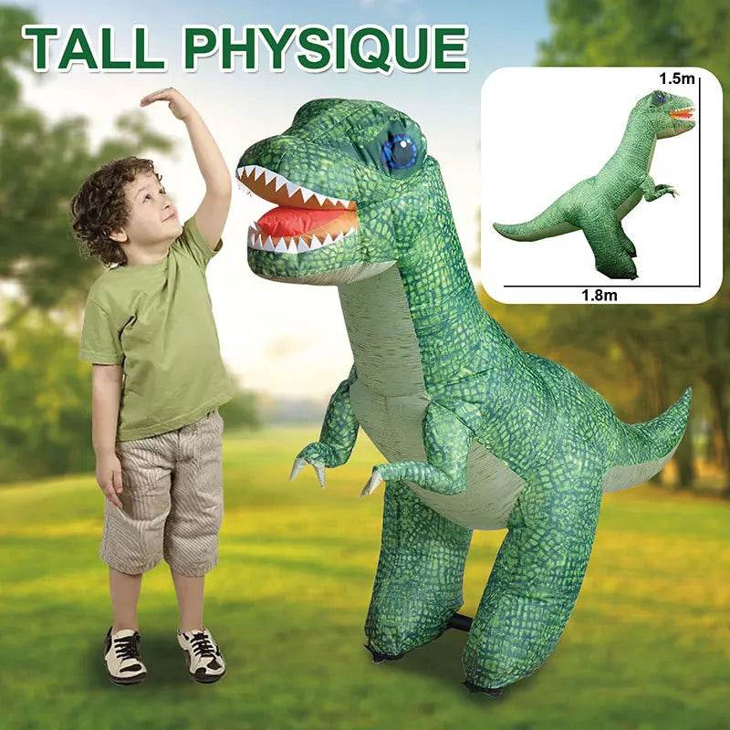Large Inflatable Remote Control Dinosaur Toy with Electric Walking Feature for Kids and Birthday Parties - ToylandEU