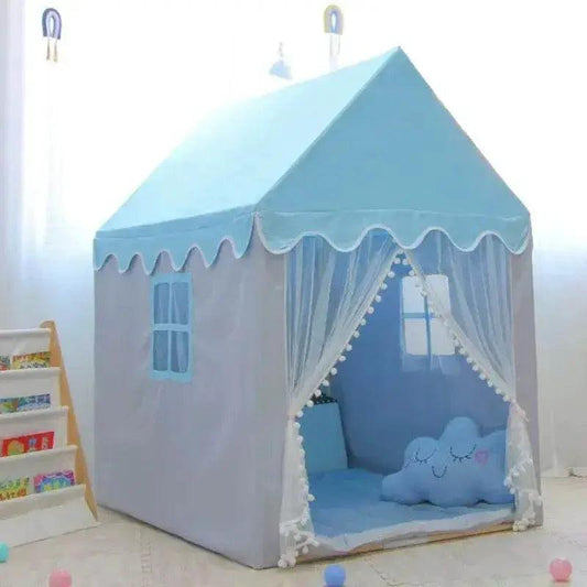  Large Kids Tents Tipi Baby Play House 1.35M Pink Castle -  ToylandEU™