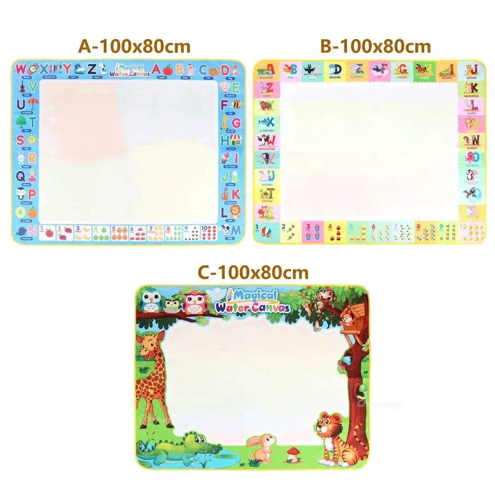 Large Magic Water Drawing Mat With Reusable Pens For Kids - ToylandEU