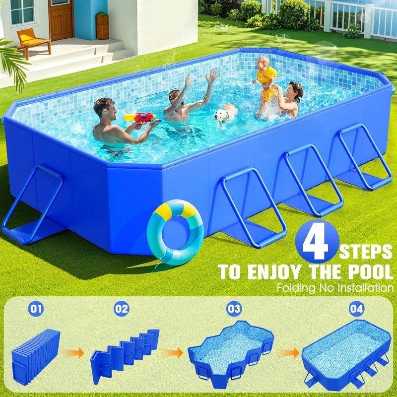 Large Non-Inflatable Swimming Pool For Kids And Adults 115 Inch - ToylandEU