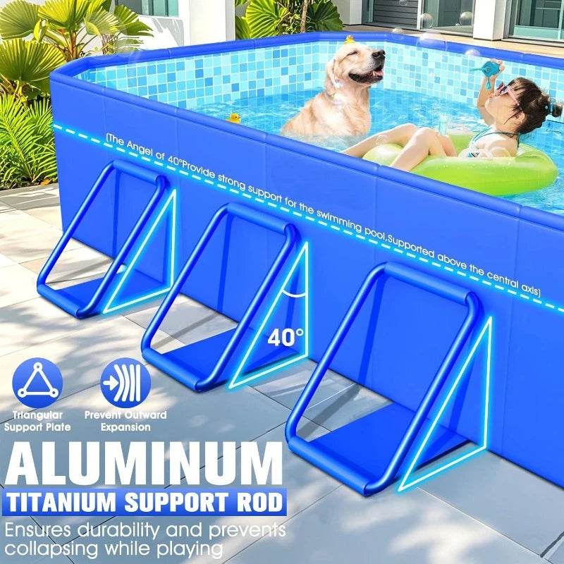 Large Non-Inflatable Swimming Pool For Kids And Adults 115 Inch - ToylandEU