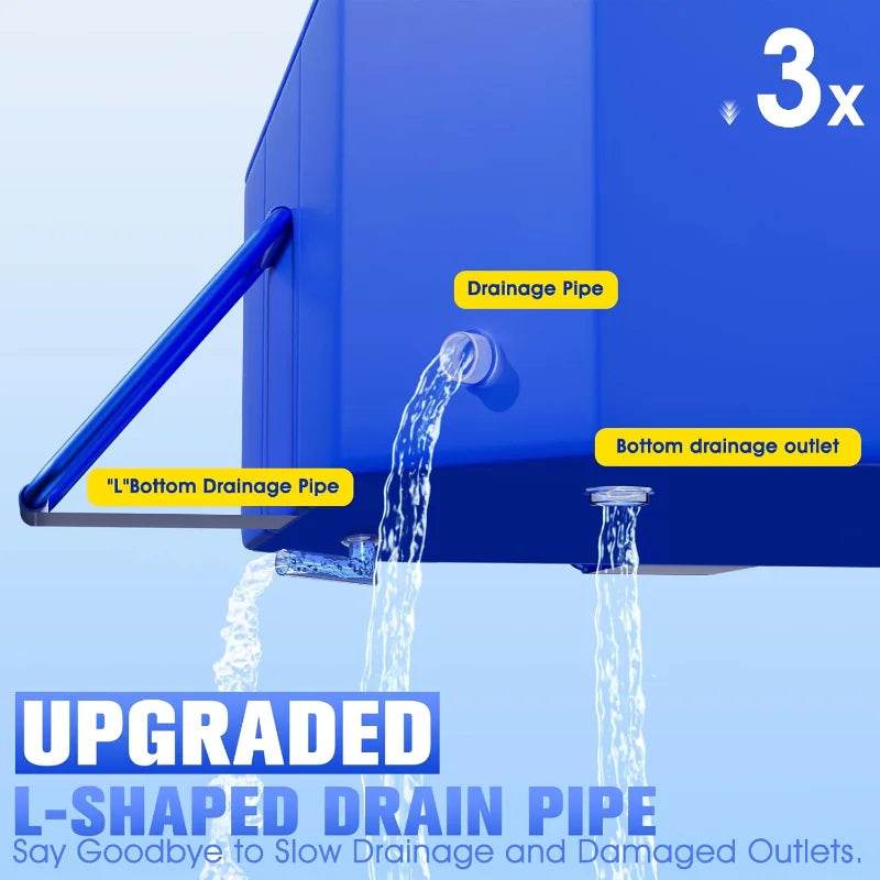 Large Non-Inflatable Swimming Pool For Kids And Adults 115 Inch - ToylandEU