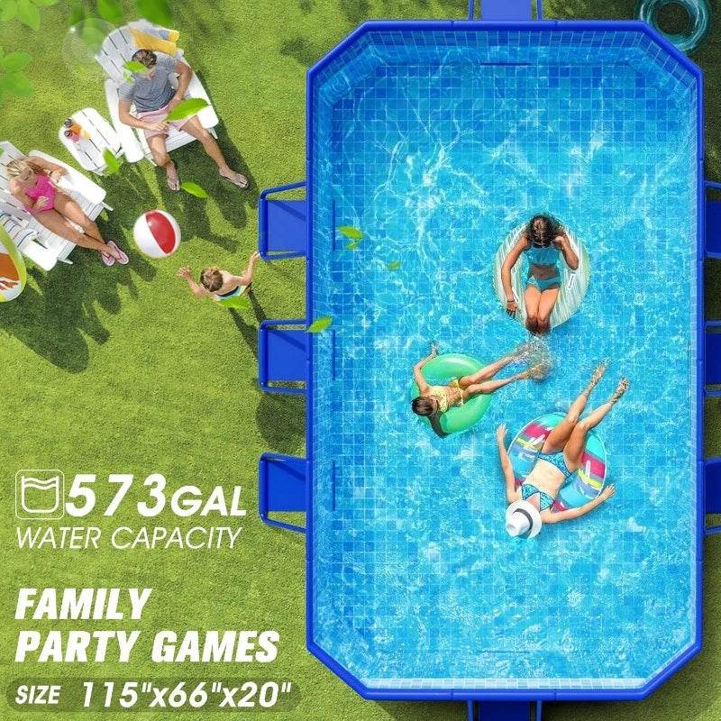 Large Non-Inflatable Swimming Pool For Kids And Adults 115 Inch - ToylandEU