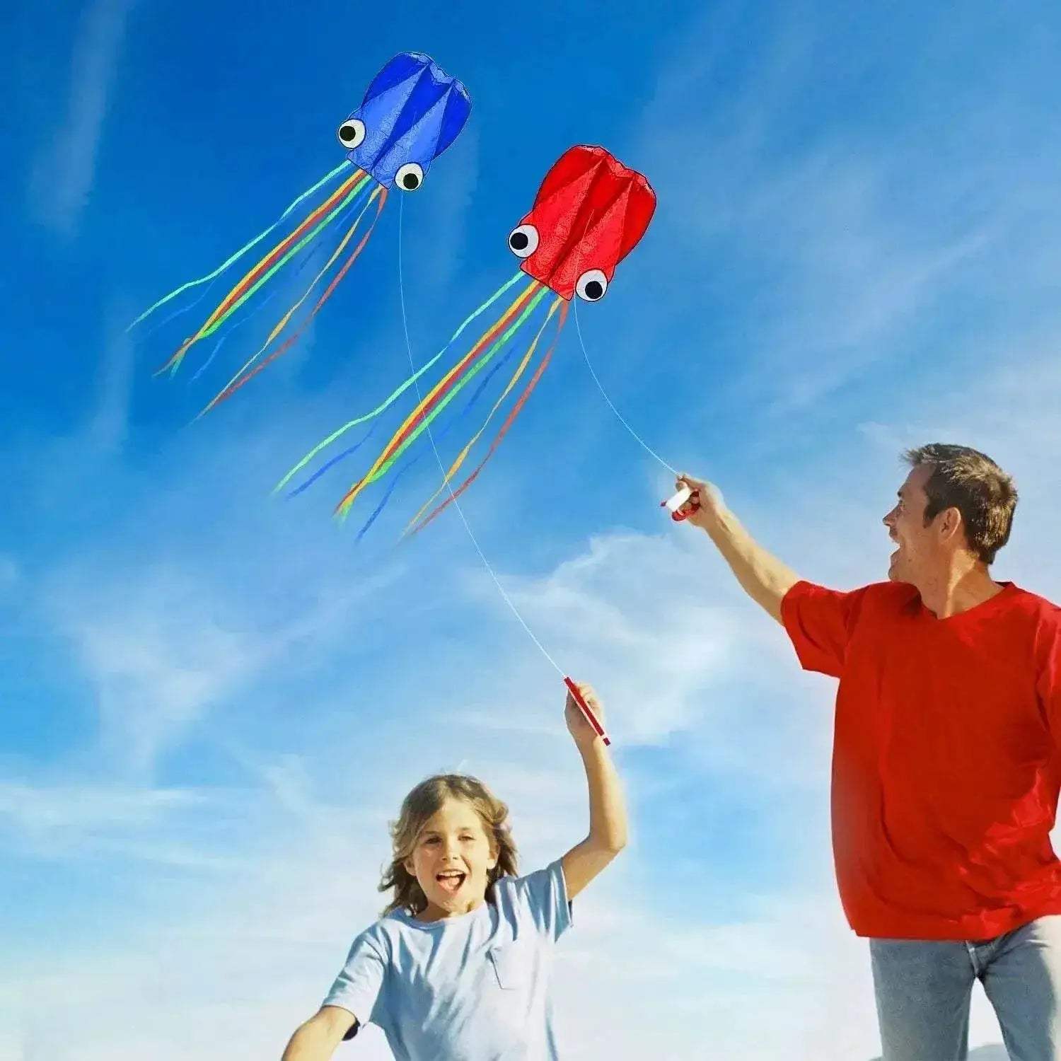  Large Octopus Kites Easy Flyer Kites for Kids and Adults -  ToylandEU™
