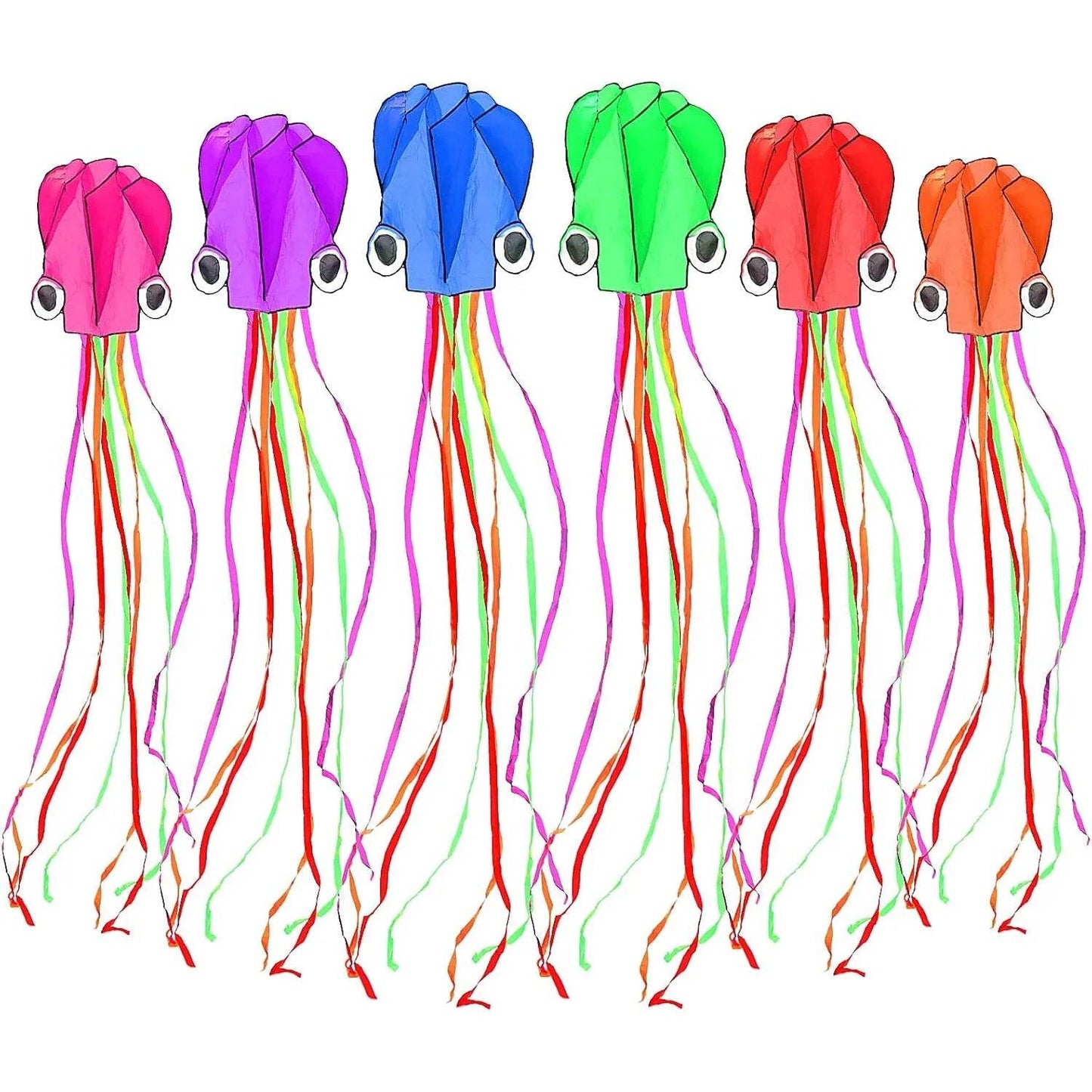 Large Octopus Kites Easy Flyer Kites with Long Tail Beach Kites - ToylandEU