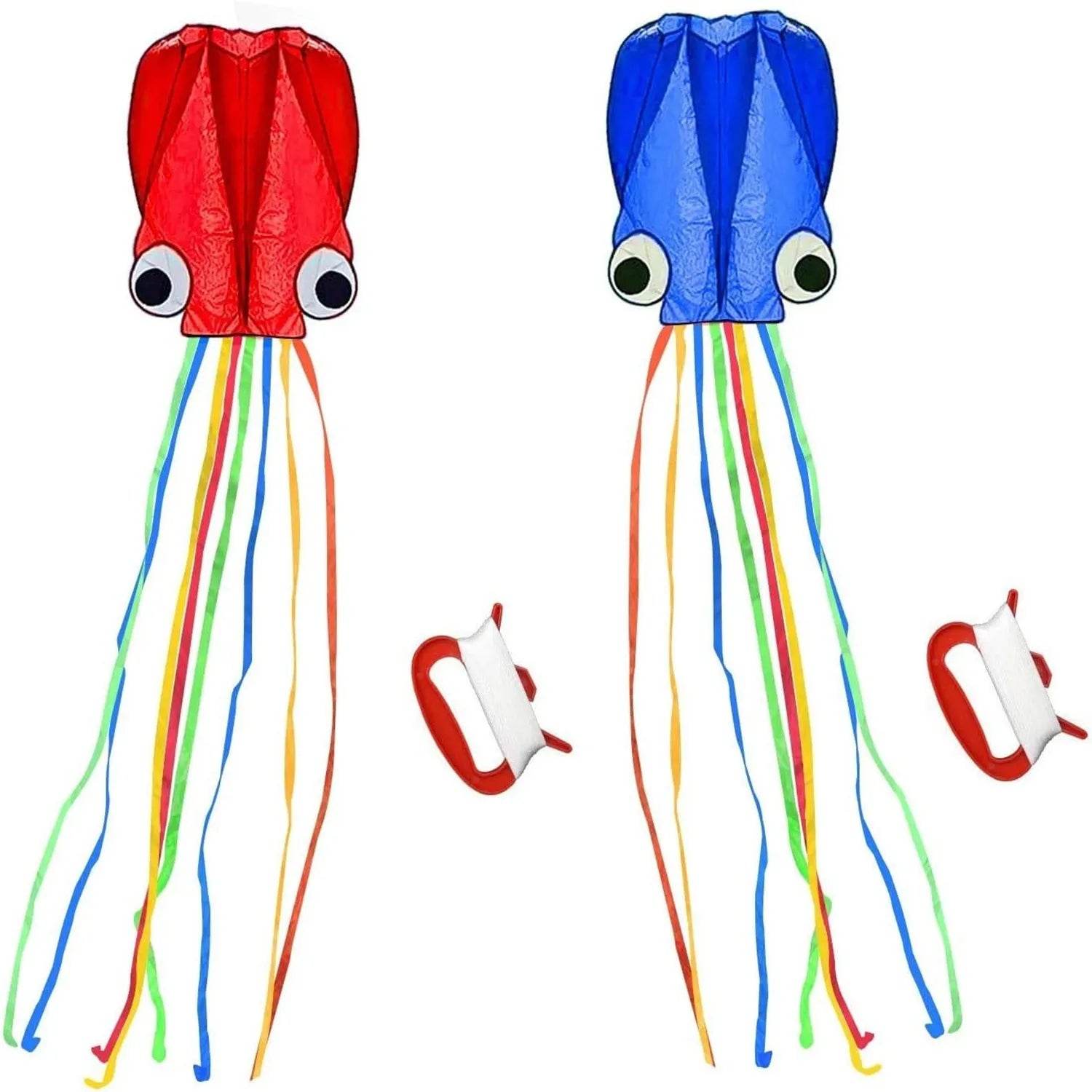 Large Octopus Kites Easy Flyer Kites with Long Tail Beach Kites - ToylandEU